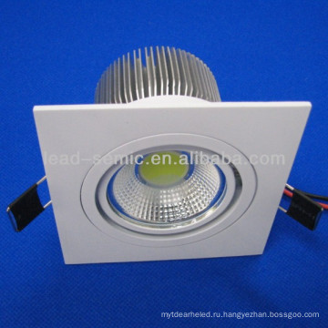 100 мм 10Вт светодиодный потолочный светильник квадратный прожектор
